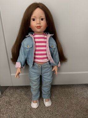 VTG Magic Attic Club HEATHER ? Collectible Doll Denim Outfit 18” Robert Tonner